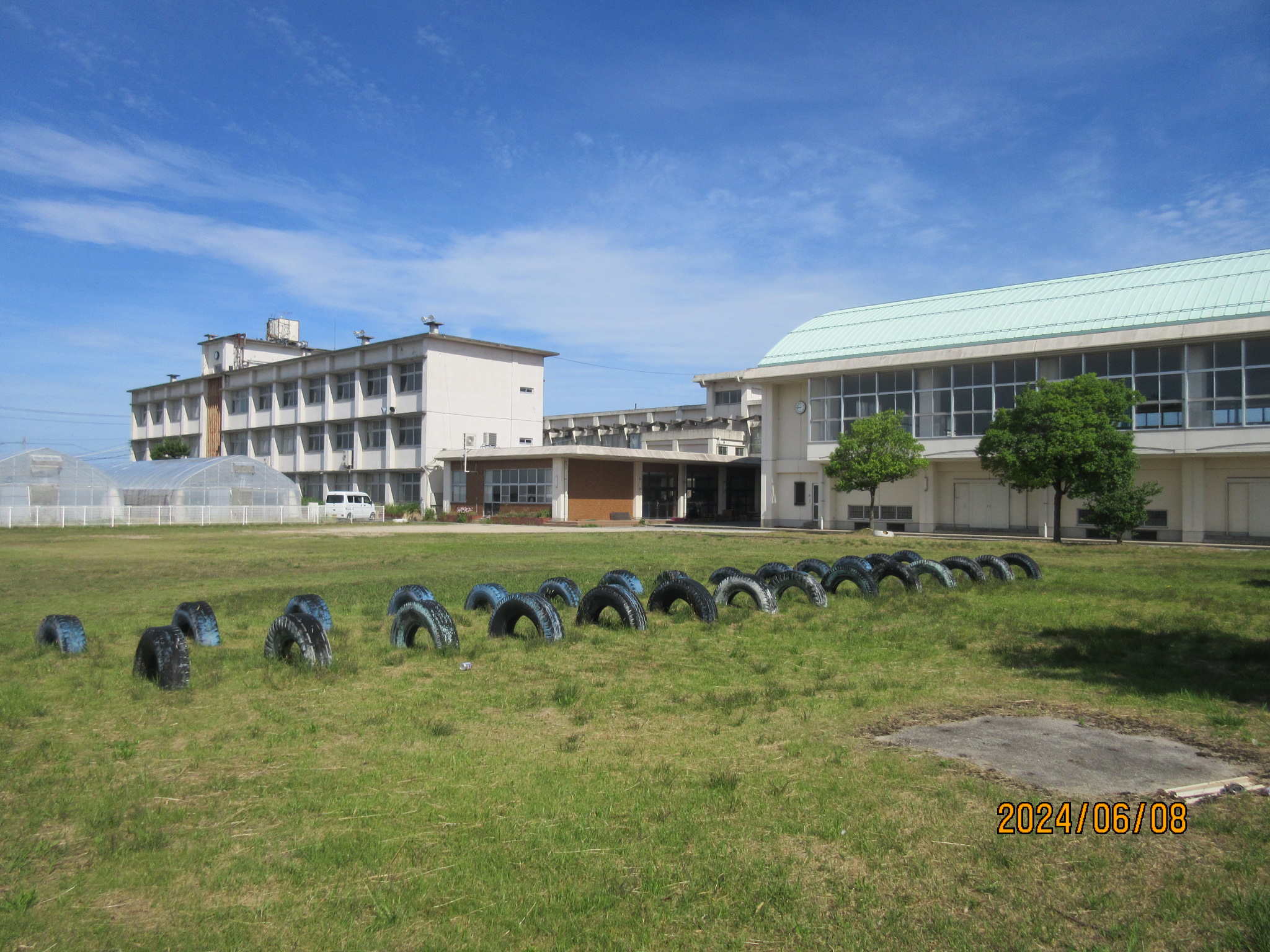 羽合中学校校舎2024/06/08